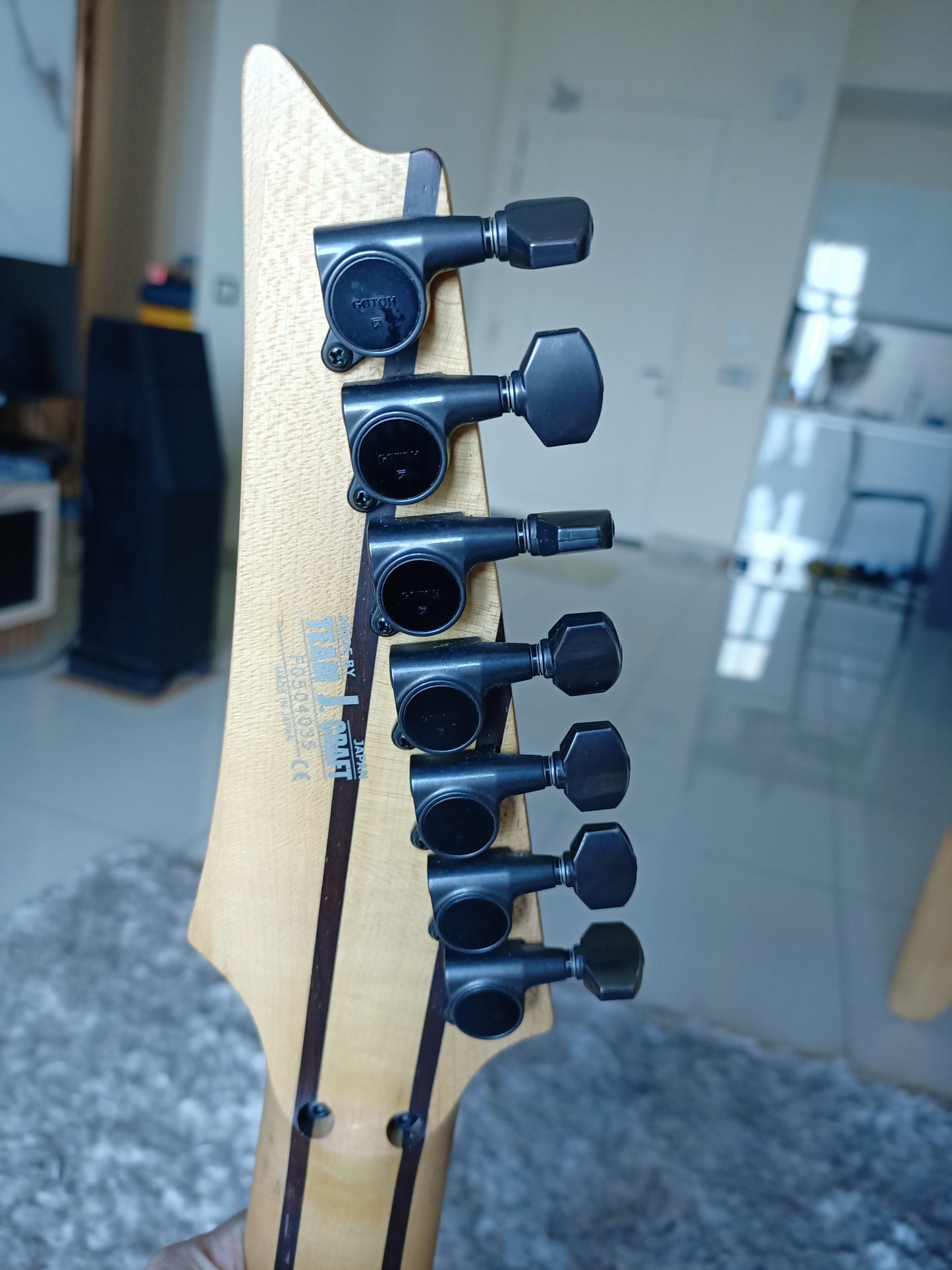 *SOLD* *Rare* Ibanez K7 Series Korn Signature 7-string Blade Gray Made in Japan with Hard Case (FREE SHIPPING)