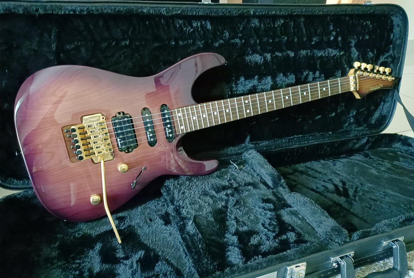 *SOLD* Charvel by Jackson CDS-075 HSS Floyd Rose 24Frets - Violet Blue Made in Japan Electric Guitar with Hard Case