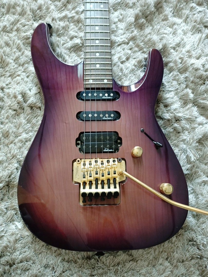 *SOLD* Charvel by Jackson CDS-075 HSS Floyd Rose 24Frets - Violet Blue Made in Japan Electric Guitar with Hard Case