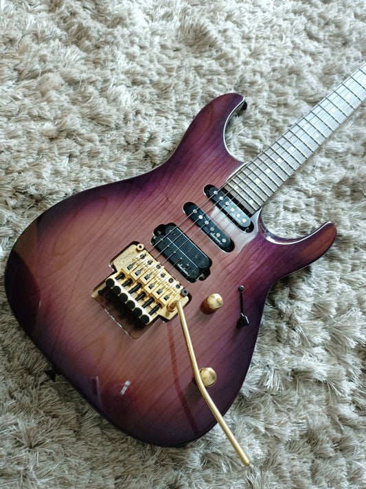 *SOLD* Charvel by Jackson CDS-075 HSS Floyd Rose 24Frets - Violet Blue Made in Japan Electric Guitar with Hard Case