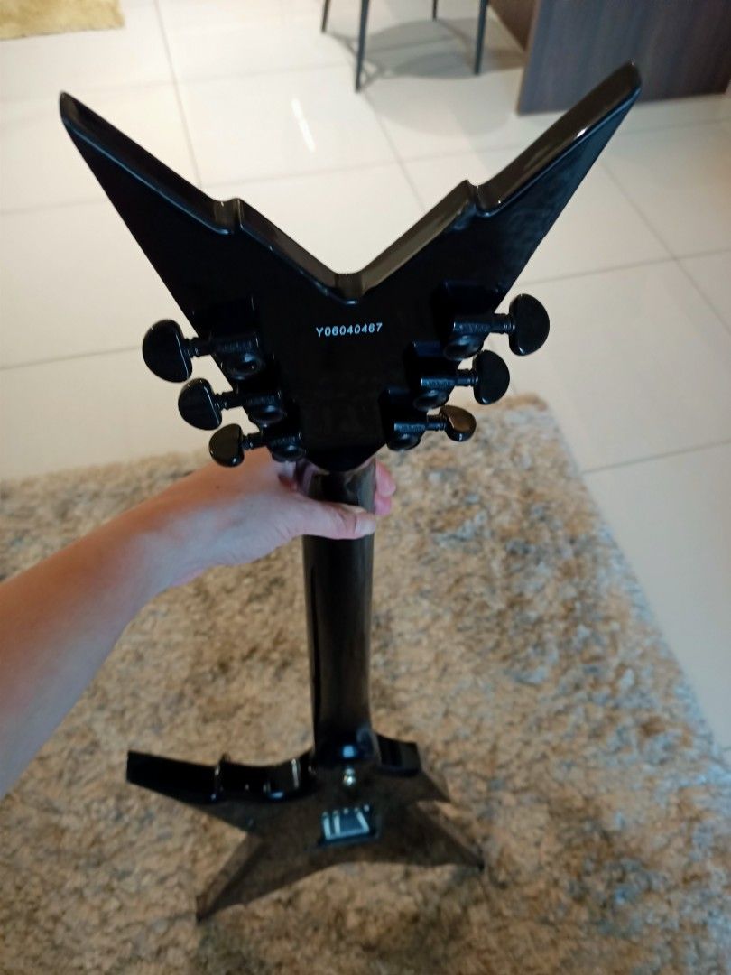 *SOLD* *Rare* Dean Signature Dimebag Darrell Razorback Bone Shards Floyd Rose Seymour Duncan Pickup Electric Guitar with Hard Case