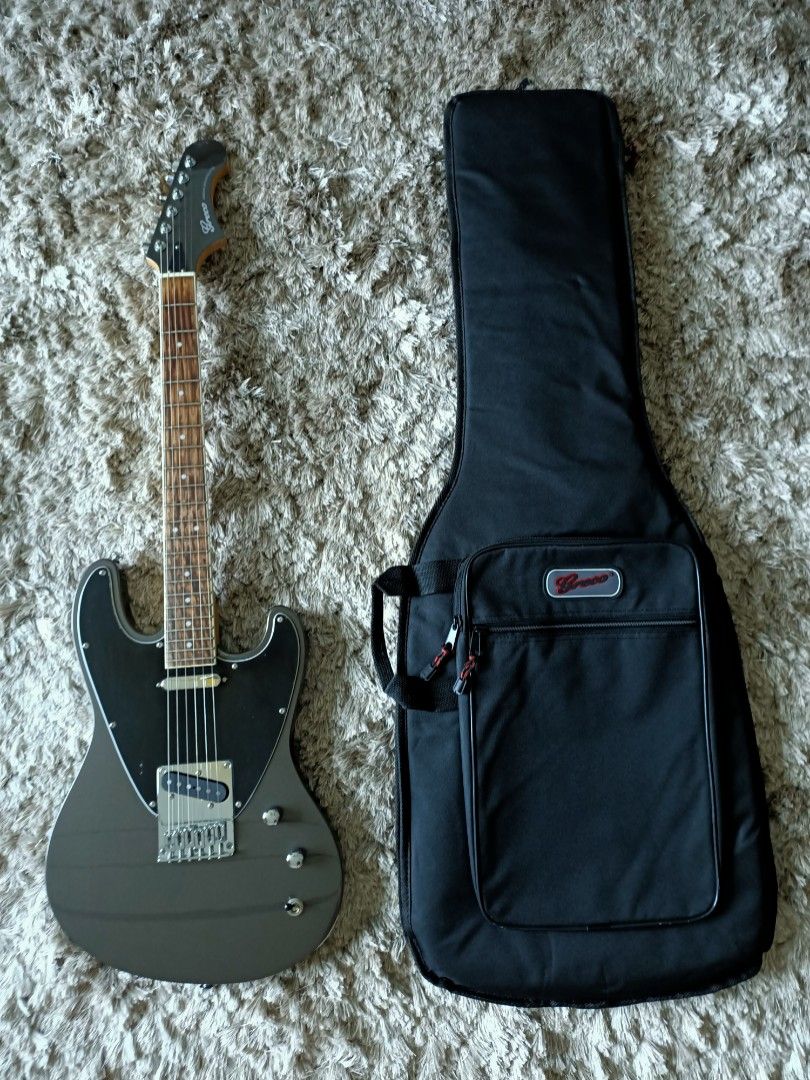 Greco BGWT22 BG Series Made in Japan Metallic Gray with Hard Case