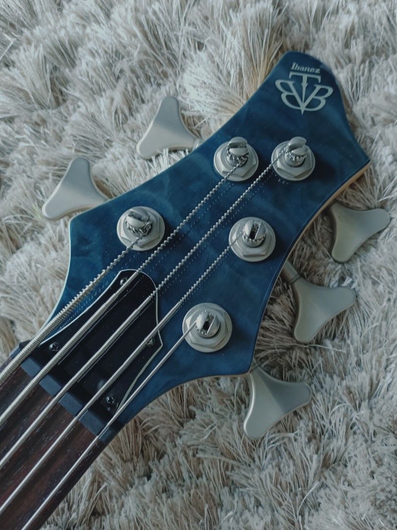 *SOLD* Ibanez BTB 5-string Active Bass Guitar Blue with Padded Gig Bag (FREE SHIPPING)