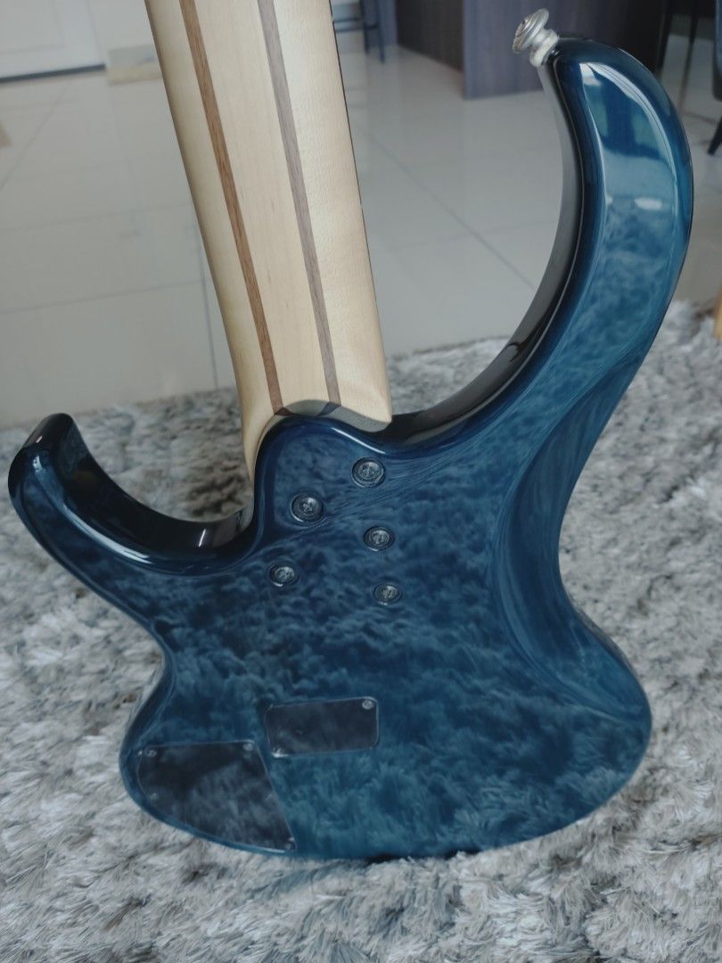 *SOLD* Ibanez BTB 5-string Active Bass Guitar Blue with Padded Gig Bag (FREE SHIPPING)