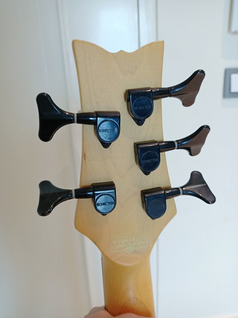 Schecter Diamond Series Damien-5 5String Active Bass EMG-HZ Pickup