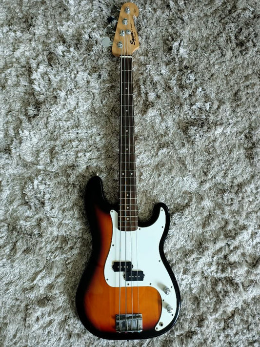 *SOLD* Squier by Fender P Bass California Series Sunburst Bass Guitar