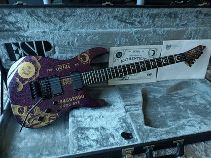 *Rare* ESP LTD OUIJA Kirk Hammett Metallica Guitar Limited Edition Purple Sparkle