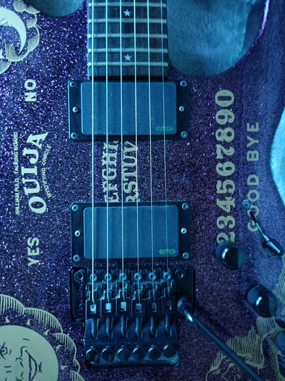 *Rare* ESP LTD OUIJA Kirk Hammett Metallica Guitar Limited Edition Purple Sparkle