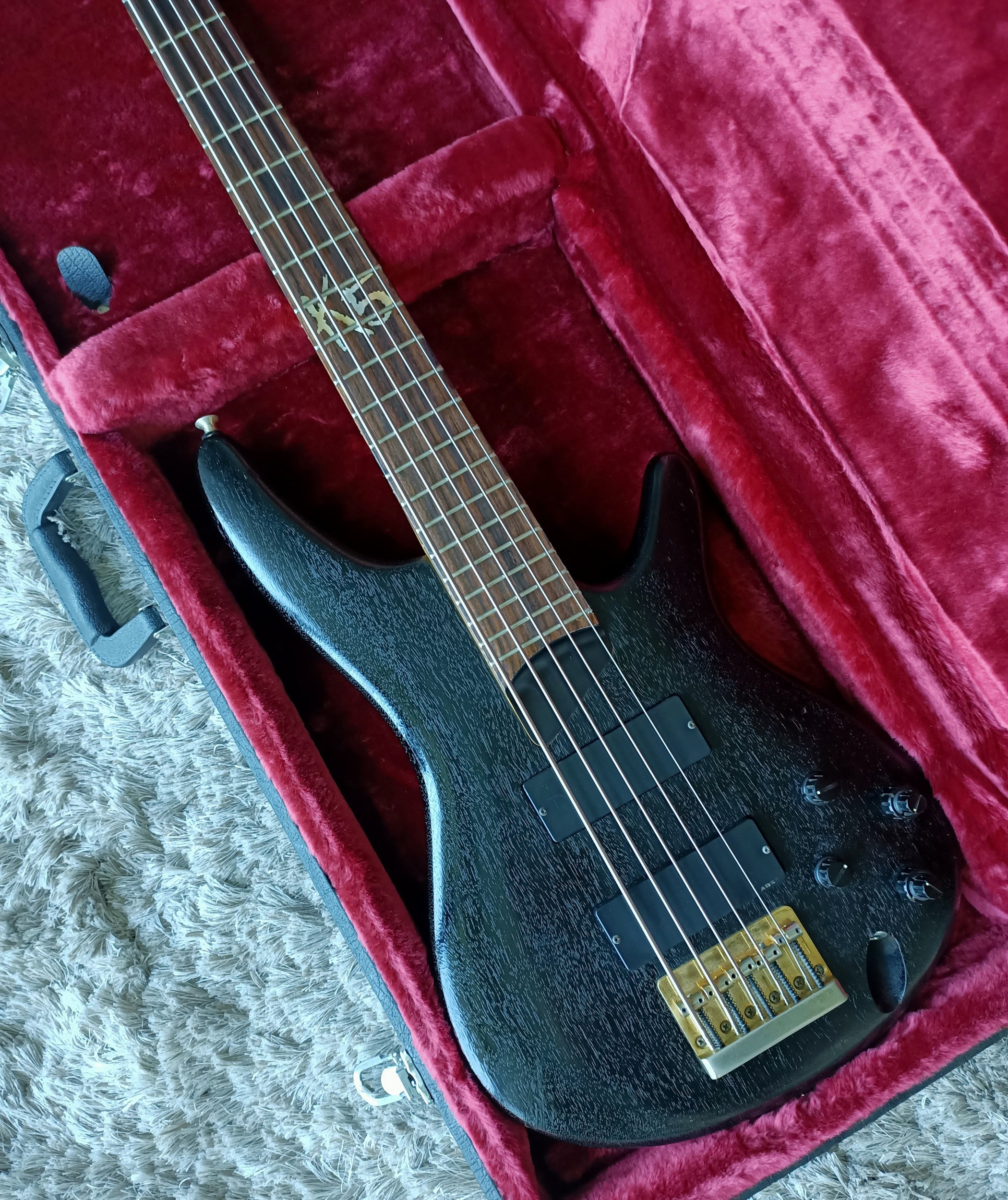 Ibanez Signature K5-BKF Fieldy KORN Signature Guitar (FREE