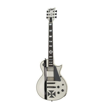 *SOLD* ESP Original JAMES HETFIELD Signature IRON CROSS Snow White Made in Japan (FREE SHIPPING)