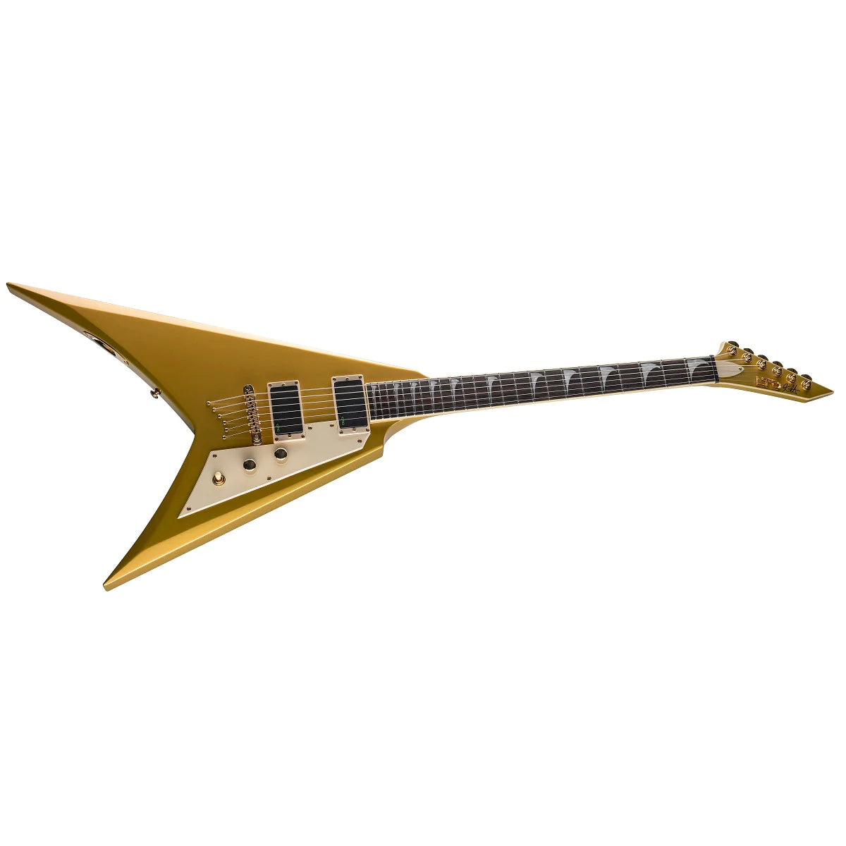 ESP LTD KH-V Kirk Hammett Signature Electric Guitar - Metallic Gold (FREE SHIPPING)