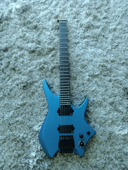 *SOLD**NEW ARRIVAL* Brand New HILS NEXT Series Headless Guitar HN3 - Electric Blue