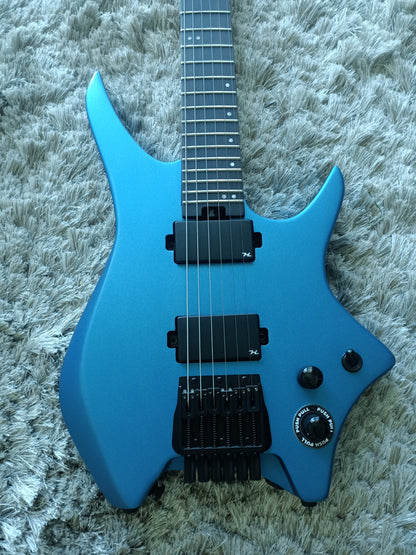 *SOLD**NEW ARRIVAL* Brand New HILS NEXT Series Headless Guitar HN3 - Electric Blue