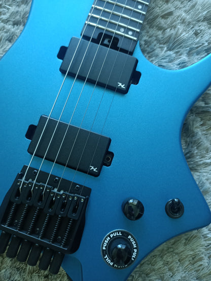 *SOLD**NEW ARRIVAL* Brand New HILS NEXT Series Headless Guitar HN3 - Electric Blue