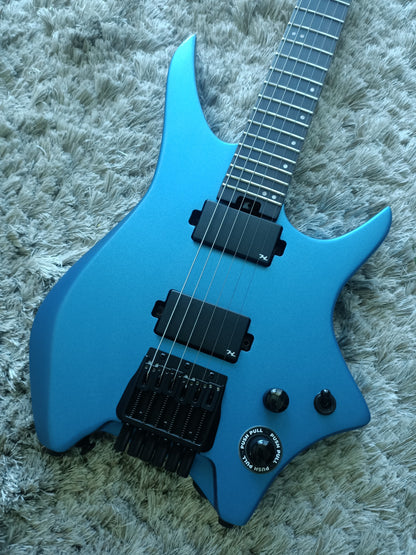 *SOLD**NEW ARRIVAL* Brand New HILS NEXT Series Headless Guitar HN3 - Electric Blue