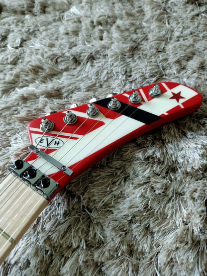 *SOLD* EVH 5150 Striped Series Red/Black/White Made in Mexico (FREE SHIPPING)