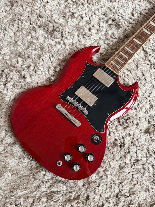 *SOLD* GrassRoots By ESP SG Style Electric Guitar Cherry Red