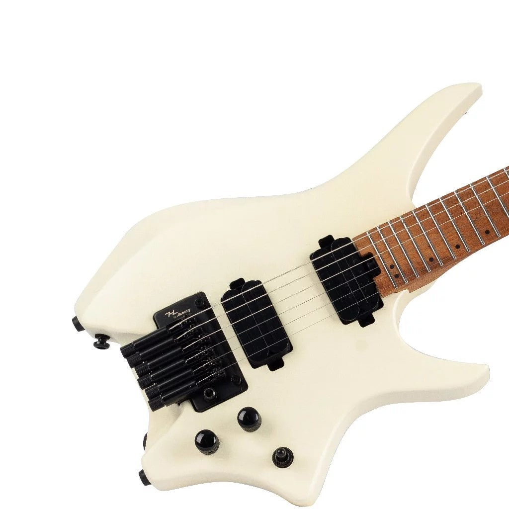 *SOLD**NEW ARRIVAL* Brand New HILS NEXT Series Headless Guitar HN4 - Satin Ivory