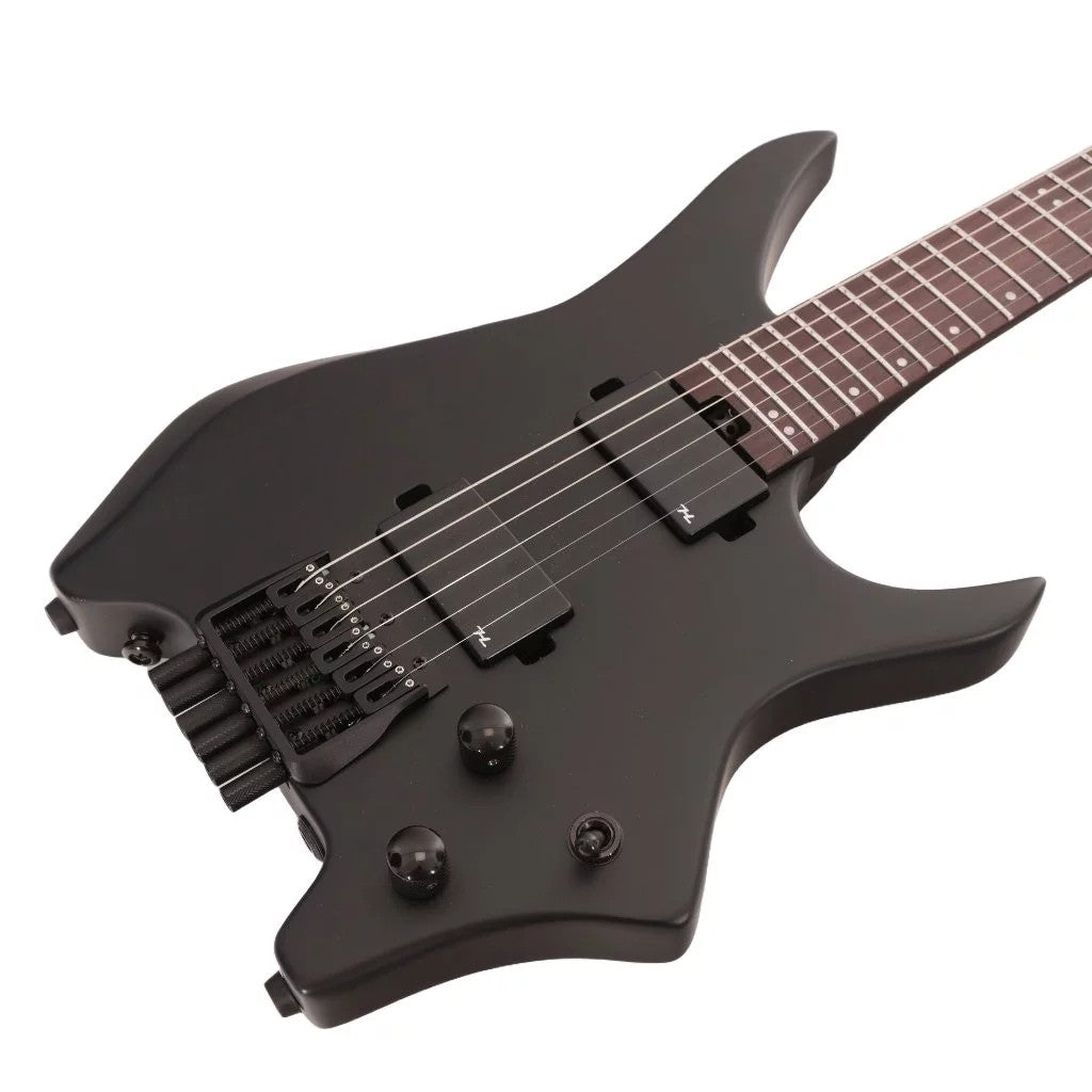 *SOLD**NEW ARRIVAL* Brand New HILS NEXT Series Headless Guitar HN3 - Satin Black