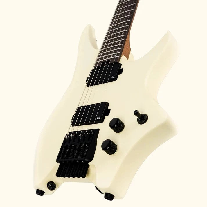 *SOLD**NEW ARRIVAL* Brand New HILS NEXT Series Headless Guitar HN3 - Satin Ivory