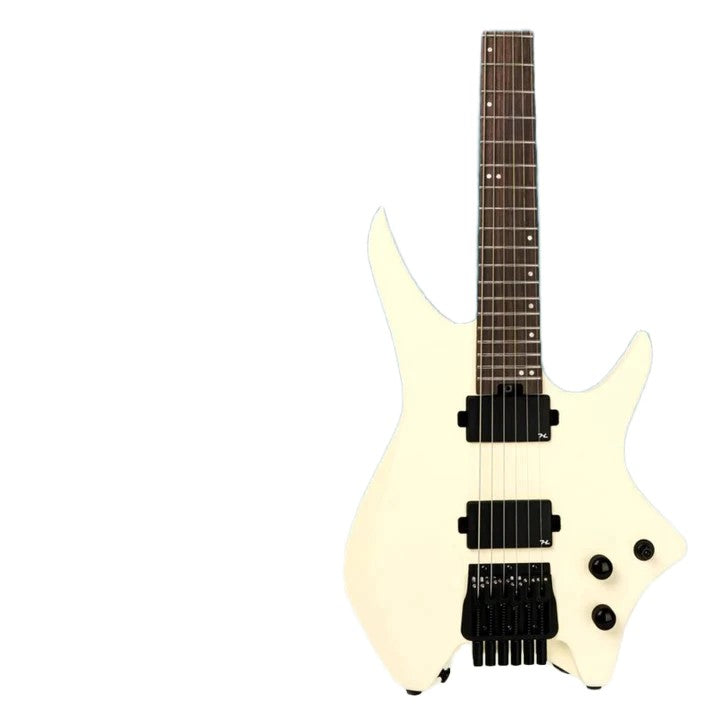 *SOLD**NEW ARRIVAL* Brand New HILS NEXT Series Headless Guitar HN3 - Satin Ivory