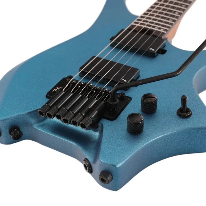 *SOLD**NEW ARRIVAL* Brand New HILS NEXT Series Headless Guitar HN5 - Electric Blue