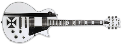 *SOLD* ESP Original JAMES HETFIELD Signature IRON CROSS Snow White Made in Japan (FREE SHIPPING)