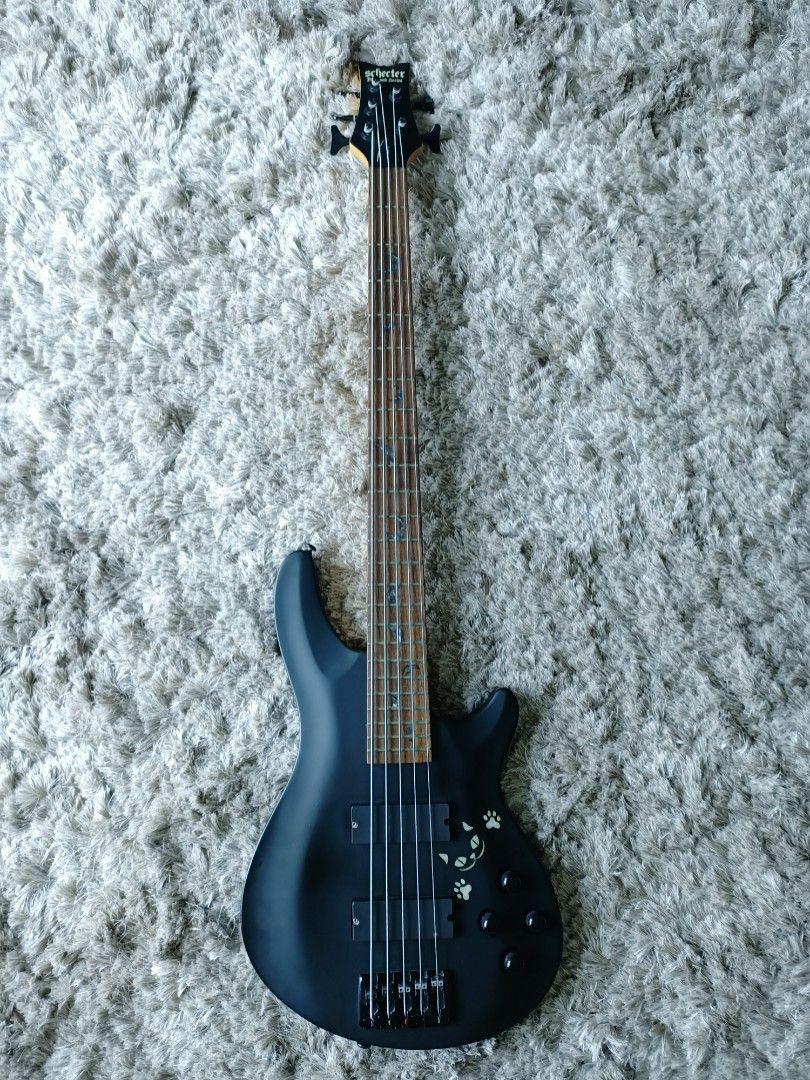 Schecter Diamond Series Damien-5 5String Active Bass EMG-HZ Pickup (FREE SHIPPING)