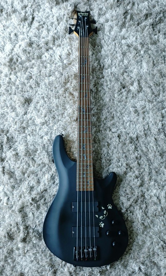 Schecter Diamond Series Damien-5 5String Active Bass EMG-HZ Pickup (FREE SHIPPING)